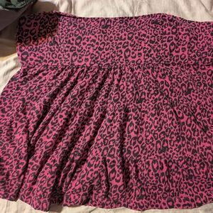 Pink Leopard Print Top